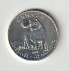 2011 Canada Timber Wolf Canadian Wildlife Series  Silver Coin 1 oz BU .9999 Fine