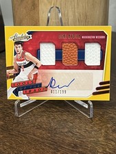 20-21 Absolute Memorabilia Deni Avdija Tools Of The Trade Rookie Patch Auto /199