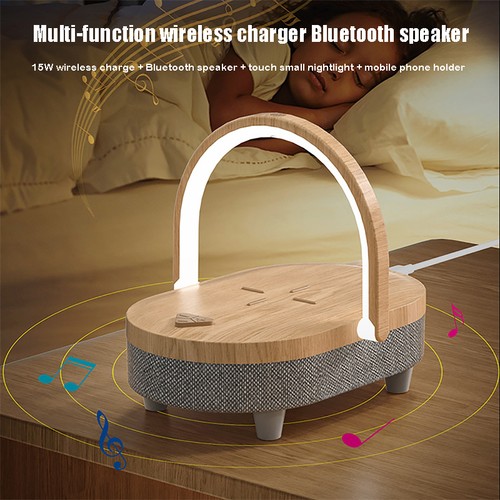 Lampe de bureau tactile pliable multifonction audio recharge sans fil neuve - Photo 12 sur 16