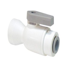 PARKER LFPP6VFC4 Manual 2-Way Ball Valve,Push,Polypro 5UMY5