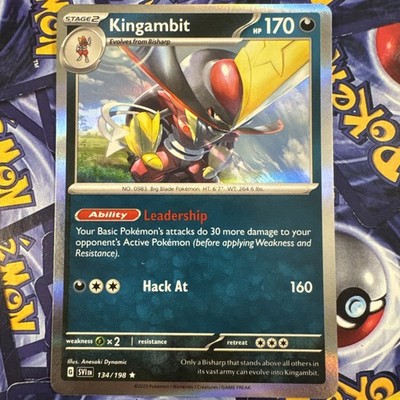 kingambit pokemon card TCG: Scarlet & Violet [Colorless][Colorless] Kingambit - 134/198 - SV01: