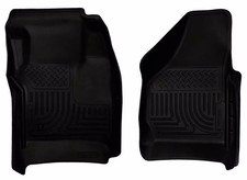 Husky Weatherbeater Front Floor Mats 2pc Fit 2011-2012 F250f350f450 Black Husky Weatherbeater Front Floor Mats 2pc Fit 2011-2012 F250f350f450 Black