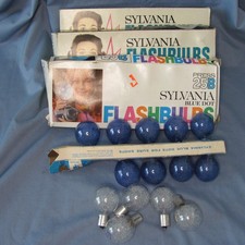 50 Sylvania Press 25 Flash Bulbs 21 Blue, 29 Clear