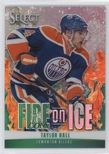 2013-14 Panini Select Fire on Ice Stars Green Prizm 25/25 Taylor Hall #FS-15 0f2