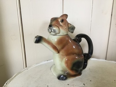 Vintage Julius Griesbach Cortendorf Wildhase oder Hase Teekanne. 50 er Jahre