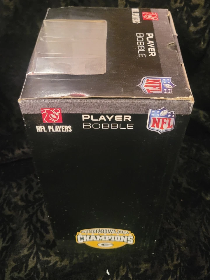NUEVO Green Bay Packers Aaron Rodgers NFL Super Bowl XLV Anillo Base Bobblehead RARO Foto 4 de 4