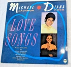 MICHAEL JACKSON / DIANA ROSS "LOVE SONGS" VINYL LP BEN ONE DAY IN YOUR LIFE