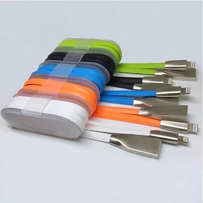 Type: Apple - 8 PIN,Color: Lime Green - Steel Cable Connectors And Super Strong 