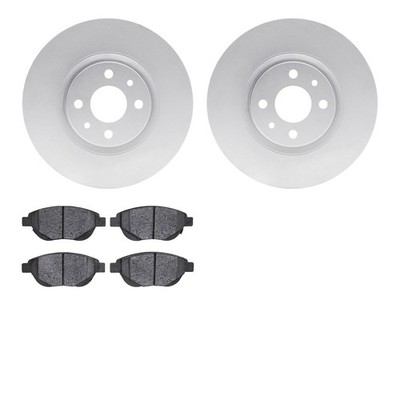 Dynamite Friction Disc Brake Kit for 2012-2019 Fiat 500 4502-07010