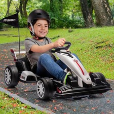 24V Electric Go Kart for Kids High Speed Drifting Car Ride On Go Kart Racing Toy