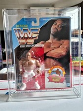 WWF Vintage Hasbro Virgil MOC In Acrylic Case *read*