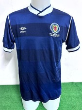Scotland No Match Worn Issue Shirt Jersey Vintage World Cup 1986