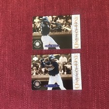 2 Michael Jordan 1995 UD “One On One” Birmingham Barons  RC: First HR- Hitting