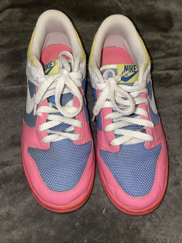 Nike Air Dunk low WOMEN'S 7 L LAVA force sb white Pink Yellow sneakers retro2007 - Image 2 of 4