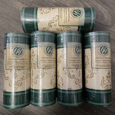 Borders Unlimited Decorative Wall Border 15 Ft. Each (5) Rolls 75 Feet Total