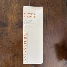 InstaNatural Vitamin C Facial Cleanser  6.7oz Brightening Sealed Exp 08/25  