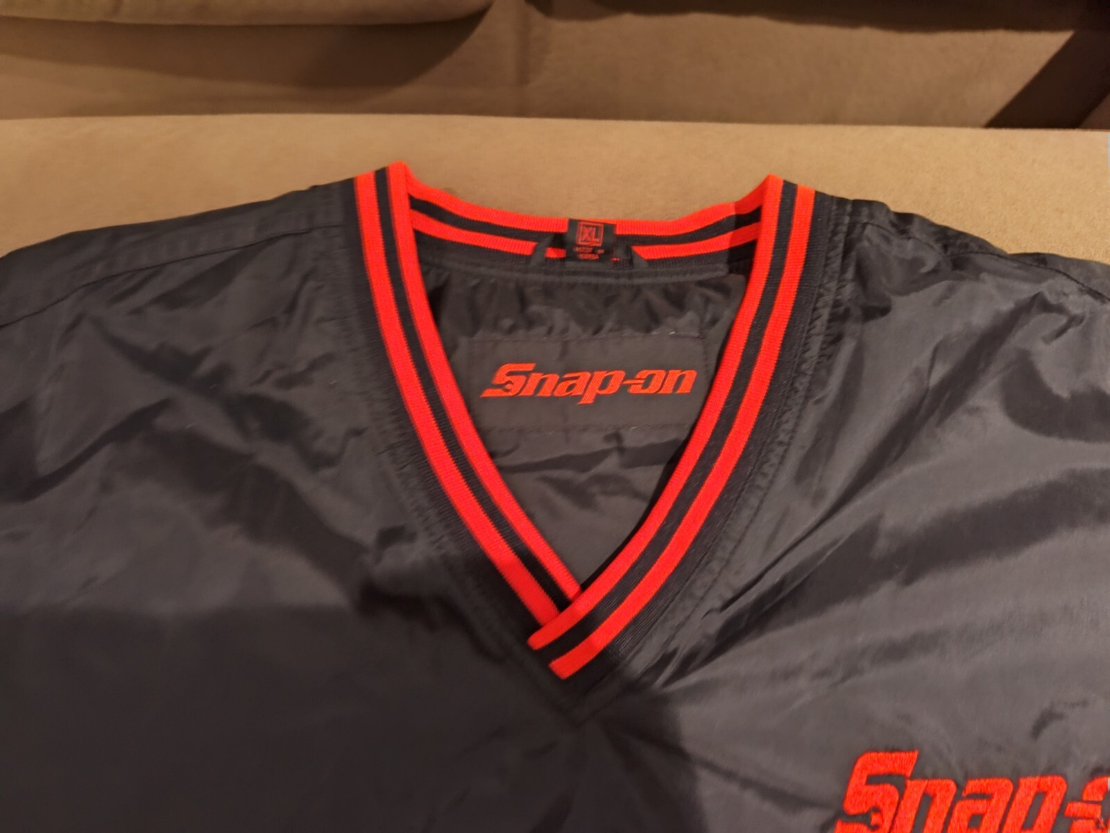 Snap-On Tools Windbreaker Pullover Jacket Men's S… - image 6