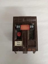 Federal Electric 220 2 Pole 20 Amp Stab-Lok Breaker. Preowned.