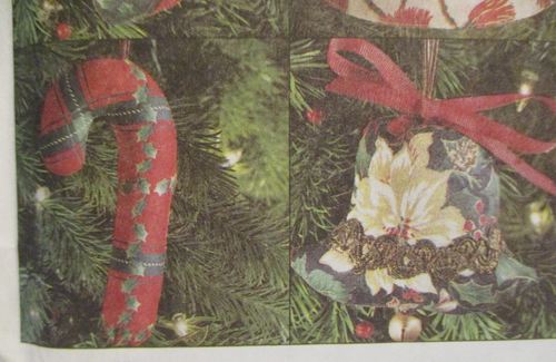 McCall's Crafts Pattern 6211 Christmas Centerpiece Wreath Skirt Stocking Ornamen - Picture 13 of 21