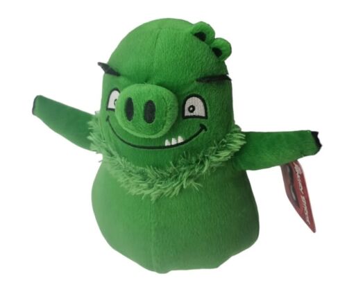 ┥Angry Birds Plush Pig Leonard Green approx. 24cm NEW Kids Stuffed Animal - Picture 1 of 4