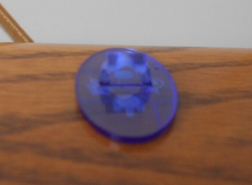OVAL MINIFIGURE SHIELD Dimensions Keystone pattern TRANS PURPLE Lego spare 92747 - 第 2/2 張圖片
