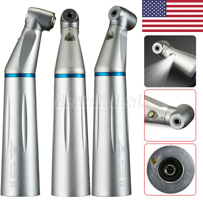 US Dental Low E-generator LED Push Contra Angle Handpiece Inner Water NEW