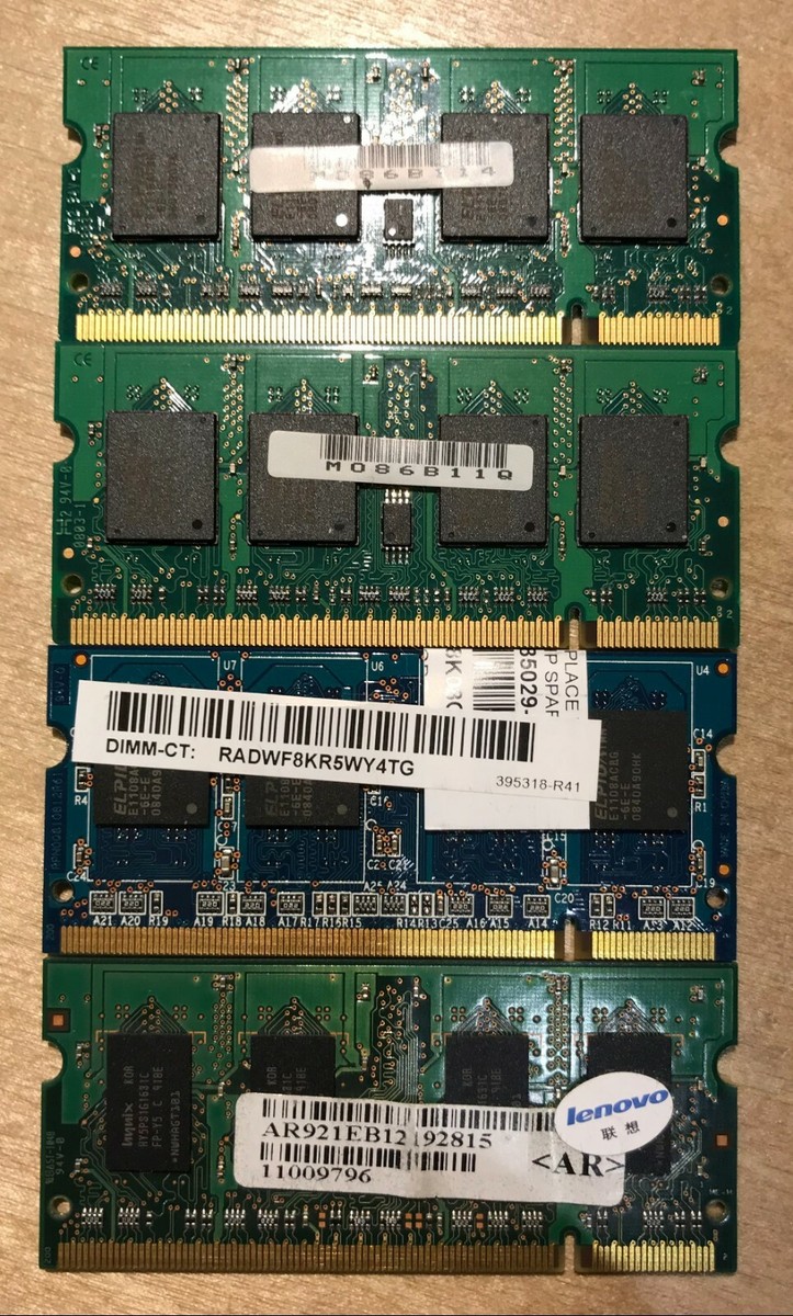 DDR2 メモリー 4GB*3本 計12GB 5300F-555-11 PC2-5300S-555 Laptop 4GB (1GBx4) DDR2 SoDIMM Memory RAM DRAM PC2
