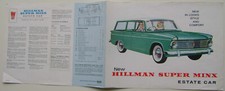 Hillman Super Minx Estate Car Series II 1600 1962-64 Sales Brochure