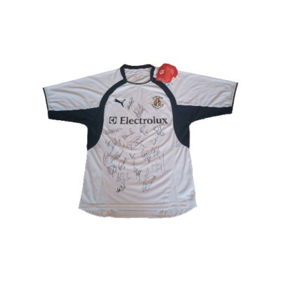 Signiertes Trikot Luton Town Football Club Saison 2007/2008 mit Etikett