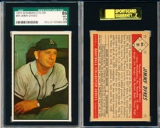 1953 Bowman #31 Jimmy Dykes - SGC 86 7.5 NM+