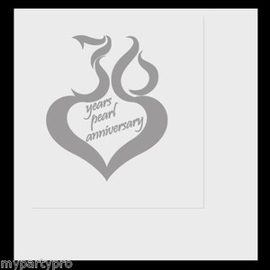 30th Anniversary Mod Lunch Napkins Party Supplies Free Shipping