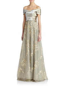 rene ruiz gold gown