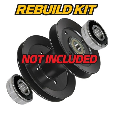 Jacksheave Pulley Bearings Rebuilds JD AM104755, AM133195 w/ Hi-Speed C3 Bearing