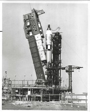 Official NASA Photo of Gemini IV Spacecraft Launch Pad June 3 1965 65-H-929