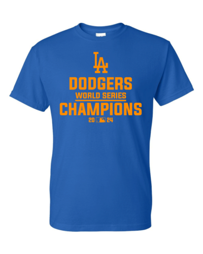 Los Angles Dodgers 2024 World Series Champions T-Shirt - S-5XL & Youth Kids - Picture 13 of 27