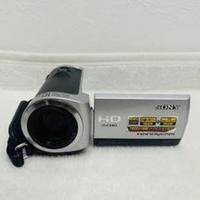 SONY HDR-CX120 HD Video Camera Silver Operation Confirmed Used From Japan