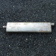 Walker 765 Exhaust Silencer Muffler 54-56 Ford V8 Singledual Exhaust 2 Inout Walker 765 Exhaust Silencer Muffler 54-56 Ford V8 Singledual Exhaust 2 Inout