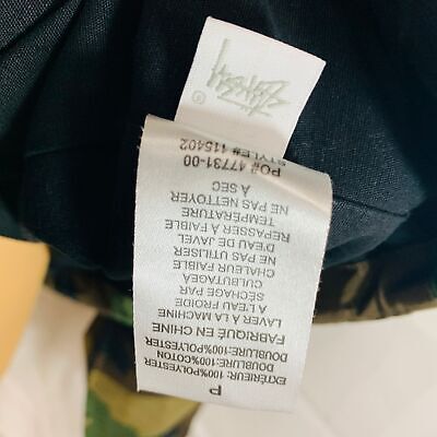 Stussy Camo Cruize Coach Jacket Camo Size Small 115402