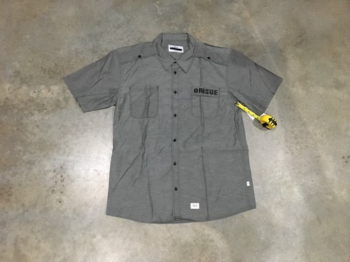 Orisue Basic S/S Button-Up In Grey - Sz. 3XL Retail $64 NWD 100% Authentic - Picture 4 of 11