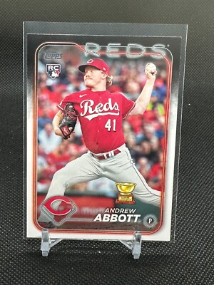2024 Topps Andrew Abbott ROOKIE #214 - Cincinnati Reds