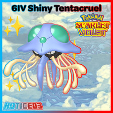 ✨Shiny Tentacruel 6IV✨ Pokemon Scarlet & Violet 🚀Fast🚀 Indigo Disk DLC