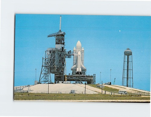 Postcard Space Shuttle Configuration on the Launch Pad Kennedy Space ...