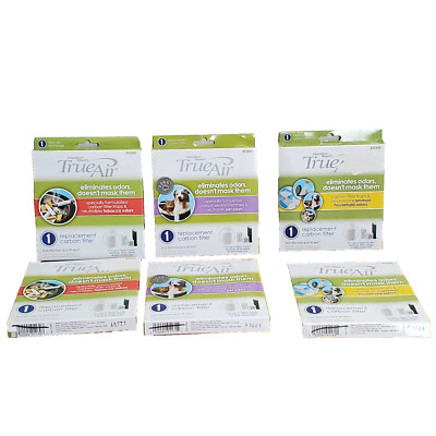 Lot of 6 Genuine Hamilton Beach TrueAir Household Replacement Filters True Air