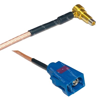 RG316 MS-156 MALE ANGLE to Fakra C Female RF Cable Rapid-SHIP LOT