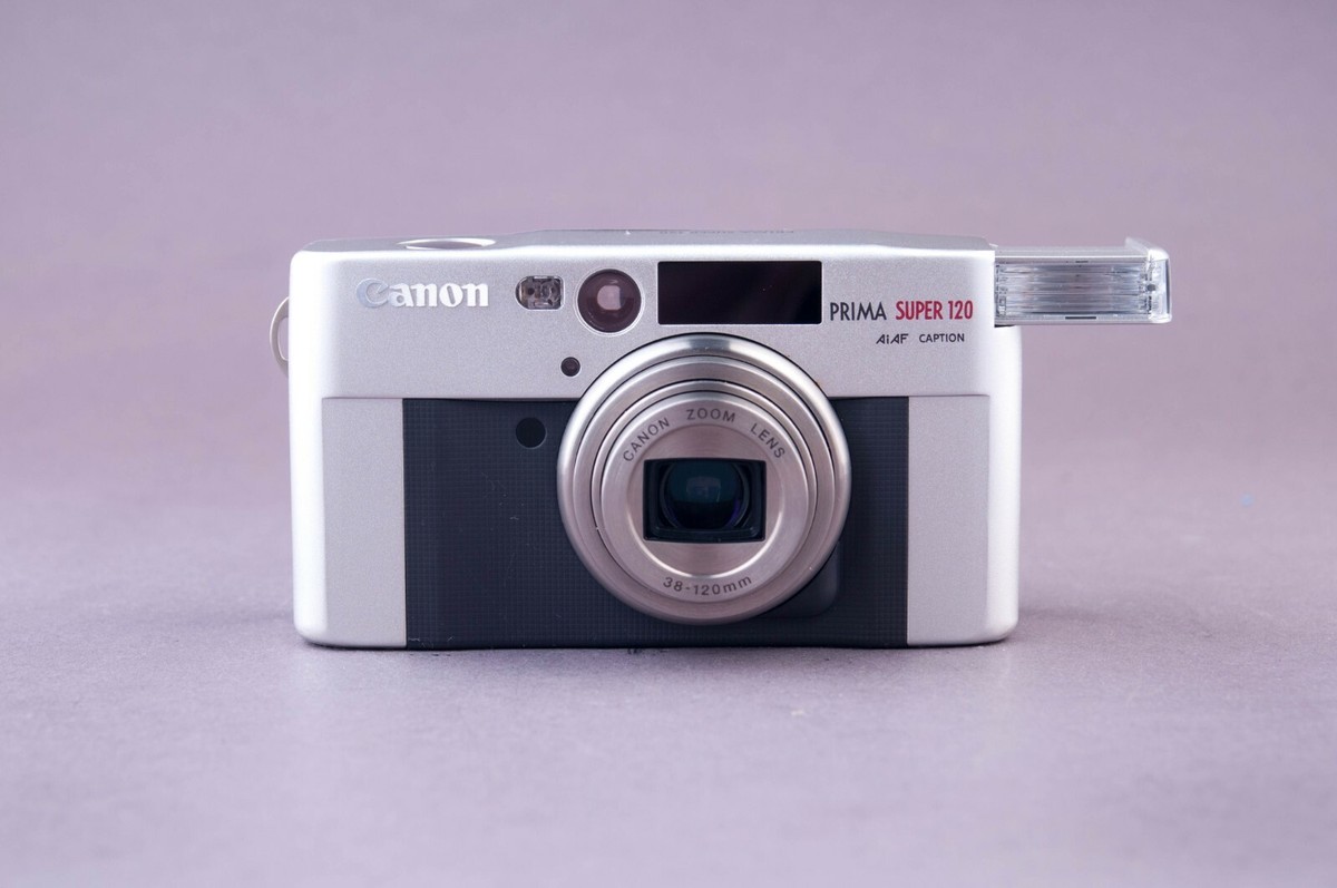 Canon Prima Super 120 Caption 35mm Point & Shoot Film Camera