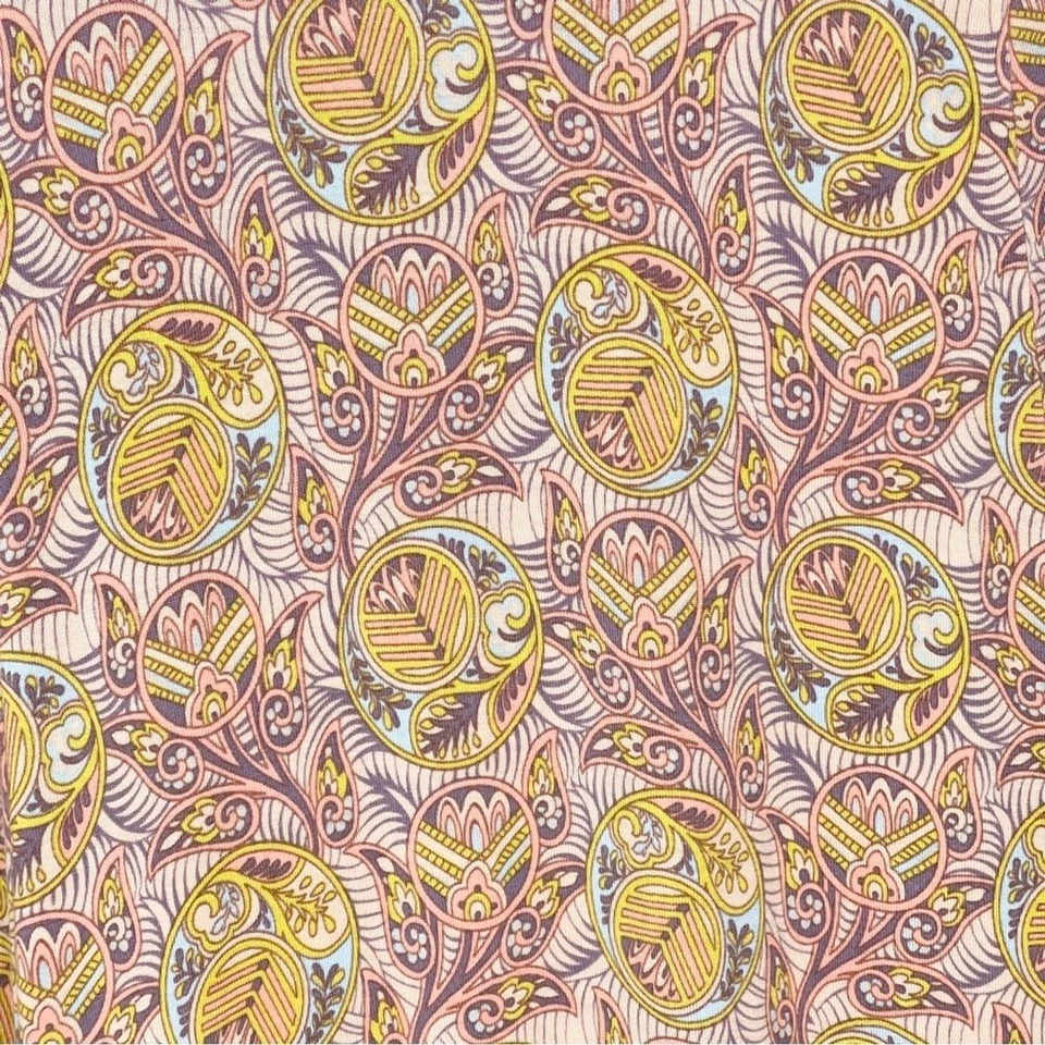 Mono Anthropologie Matilda con Volantes L Rosa Neutro Jersey Cómodo Boho Cottage Foto 2 de 4