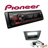 Pioneer 1-DIN Autoradio USB AUX Android Set FüR Seat Leon 2005-2009 Schwarz