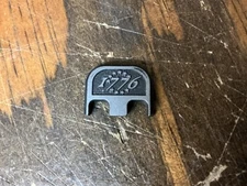 "Freedom" , 1776 Custom Back Plate for Glock 19, 17 Aluminum Engraved