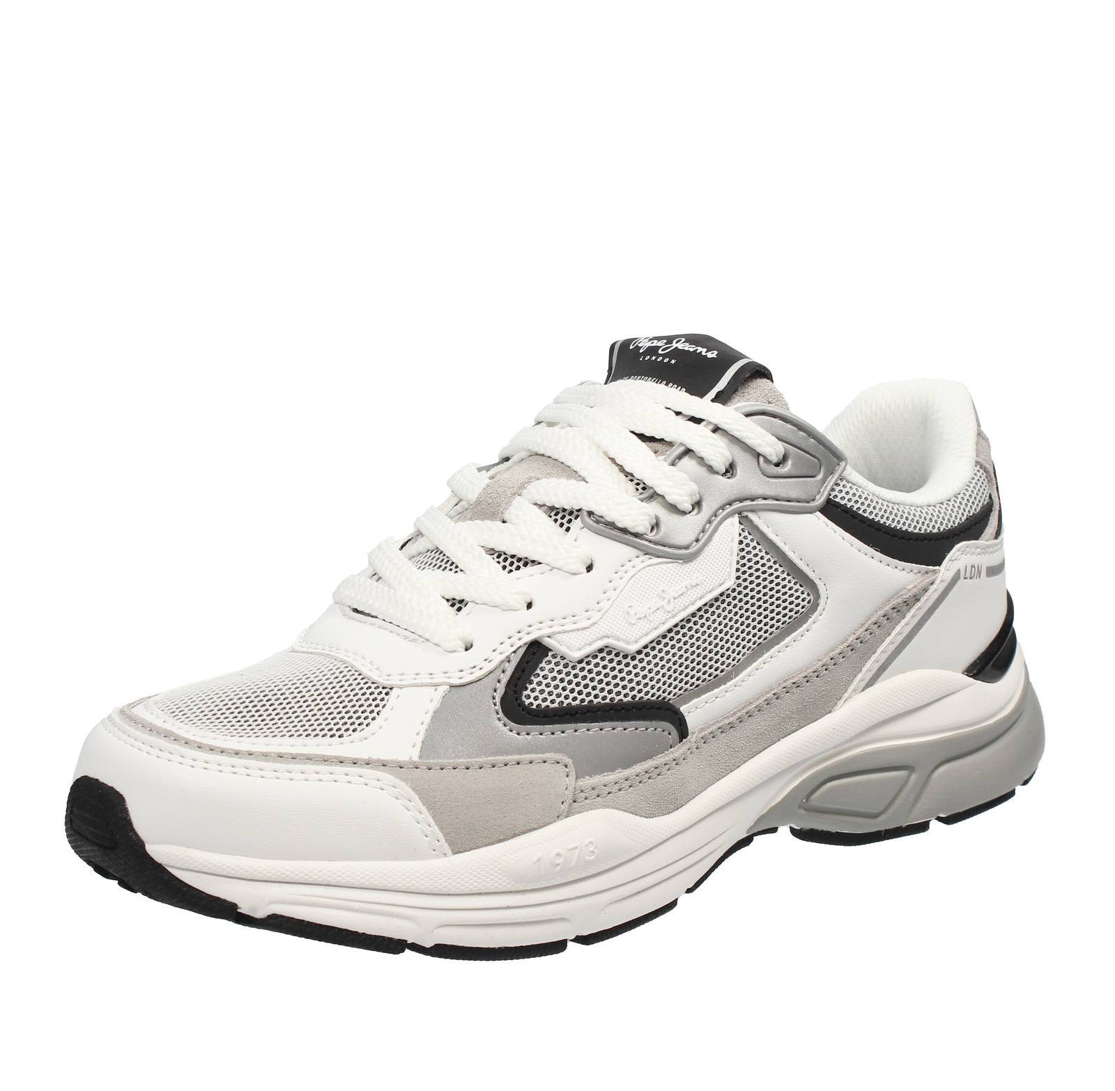 Pepe Jeans Dave Master - Кроссовки из ткани Tessuto Bianco - Taglia 43 [5 см] Scarpe