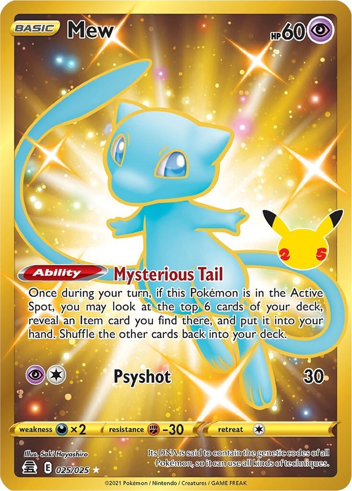 Mew 025/025 Celebrations - 1 of 1